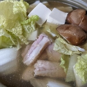 豆腐たっぷり鳥鍋